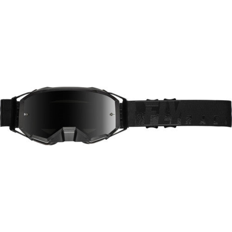Fly Racing Zone Pro Goggles-Black/Dark Smoke
