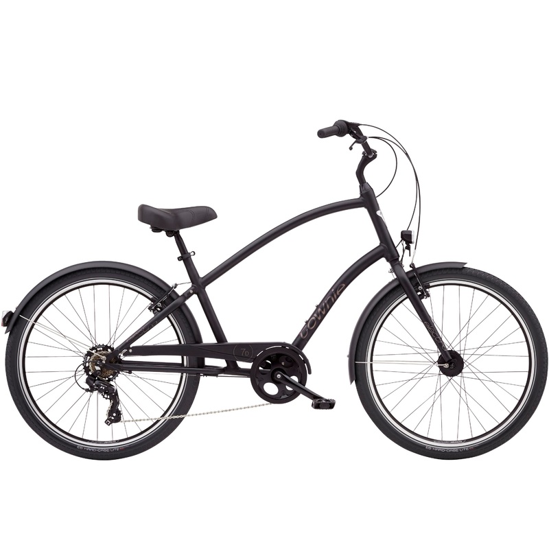 Townie 7D EQ Step Over 26 TALL Matte Black