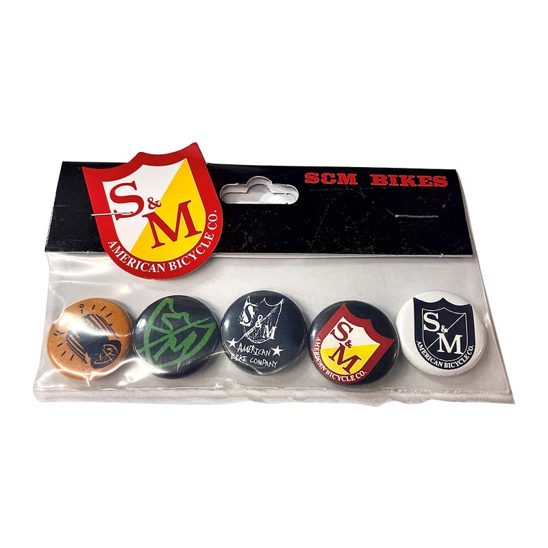 S&M 1″ BUTTONS 5 PACK