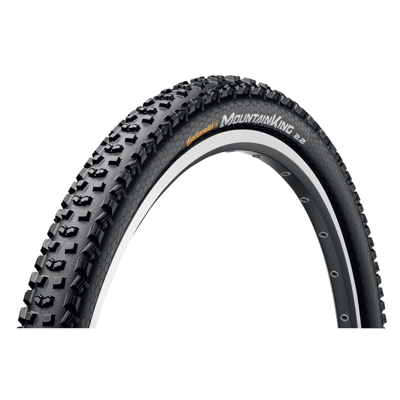 Continental Mountain King II 27.5″ Clincher Tire Black 27.5×2.2