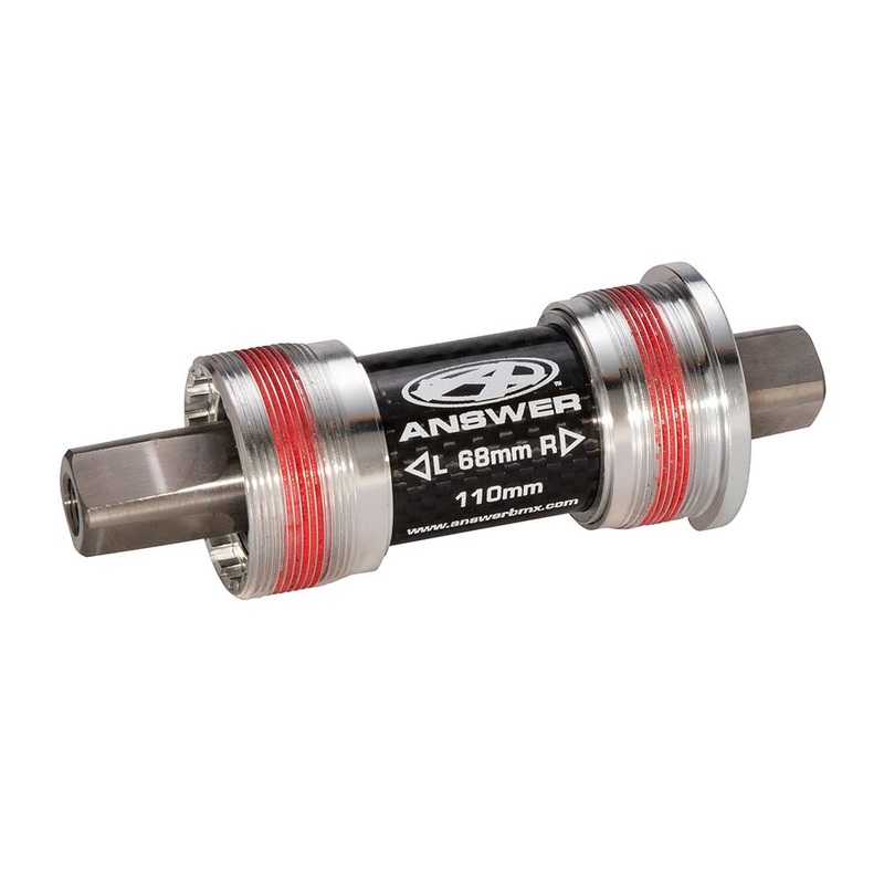 Answer Euro Bottom Bracket  Square Taper Titanium Spindle 113mm