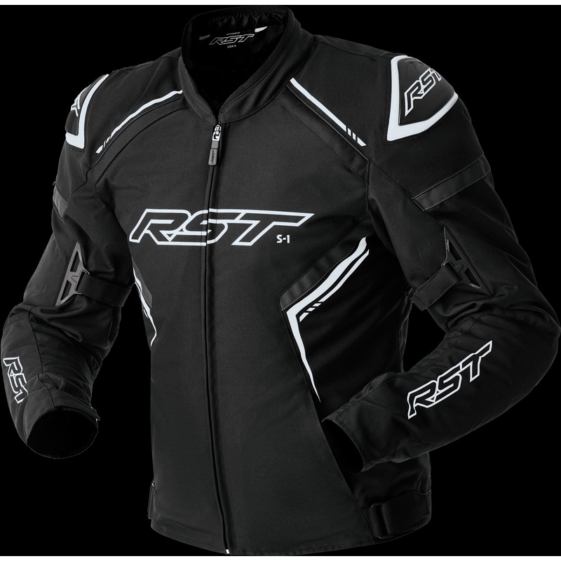 RST S1 D3o Textile Jacket Black/White 3x Black/White 3X-Large