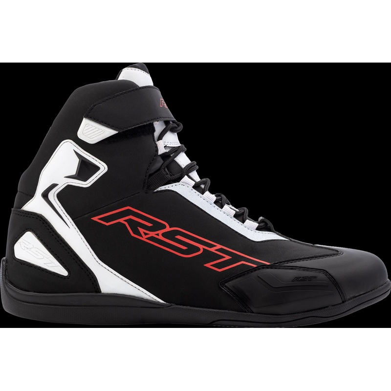 RST Sabre Moto Shoe Ce Boot Black / White / Red  Sz 11 Black/White/Red 11