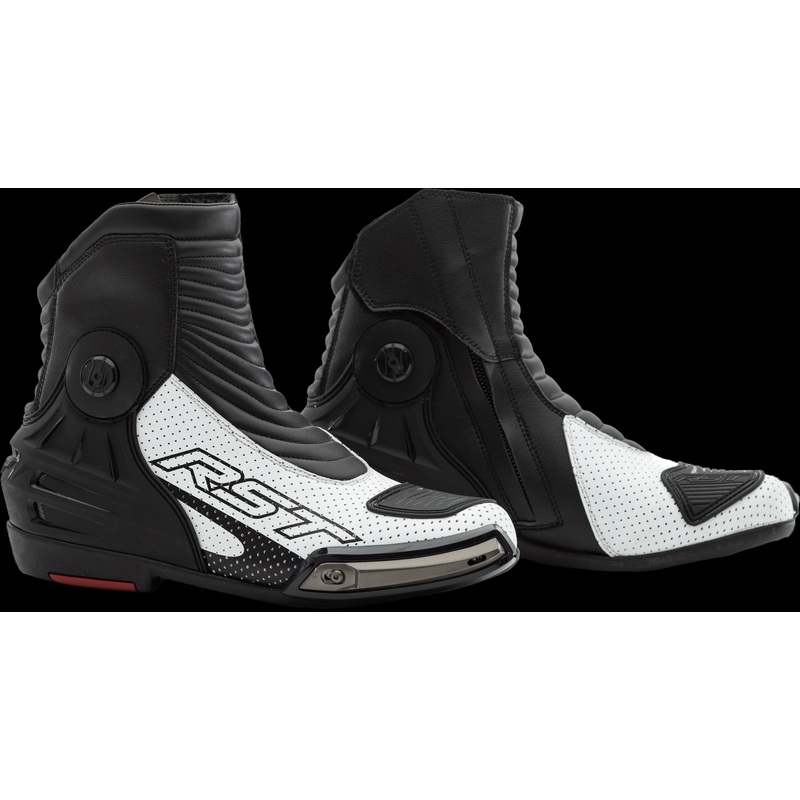 RST Tractech Evo Iii Short Ce Boot White / Black Sz 7 White/Black 6