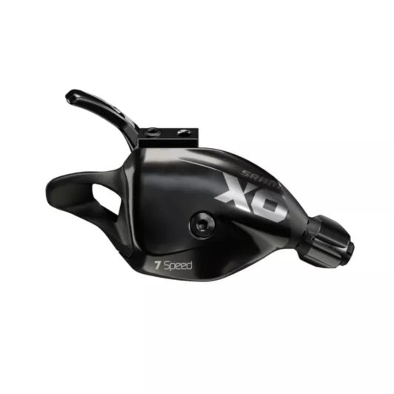 Sram X01 DH Rear Shifter, 7-Spd with Discrete Clamp, Black, A2 Black