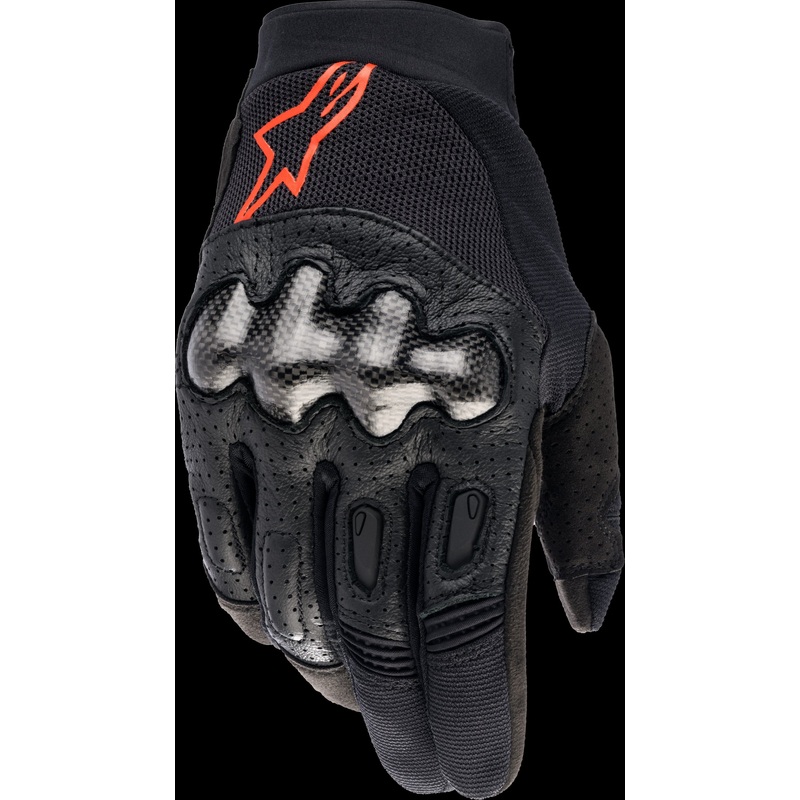 ALPINESTARS Megawatt Gloves Black/Fluorescent Red 3X-Large