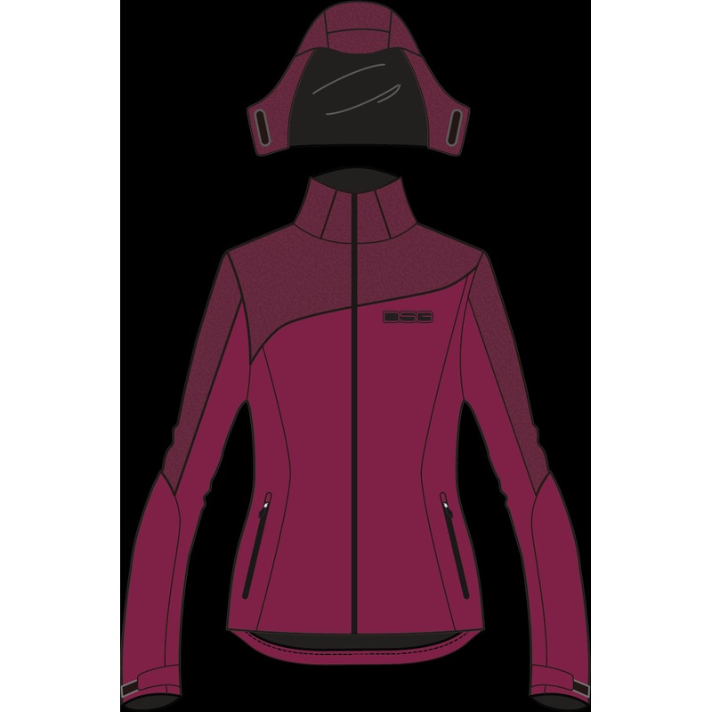 DSG Malea Softshell Jacket Garnet Heather Md Garnet Heather Medium