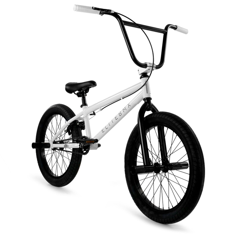 Elite BMX Stealth 20″TT BMX Freestyle Bike-White