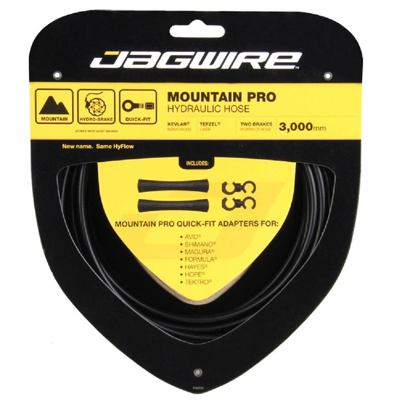 Jagwire Disc Brake HyFlow Mountain Pro 3000mm Front Rear Hydraulic Hose Black