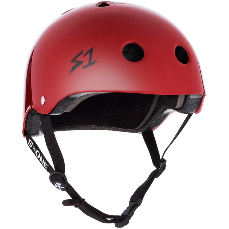 S1 Mega Lifer Helmet – Blood Red Gloss