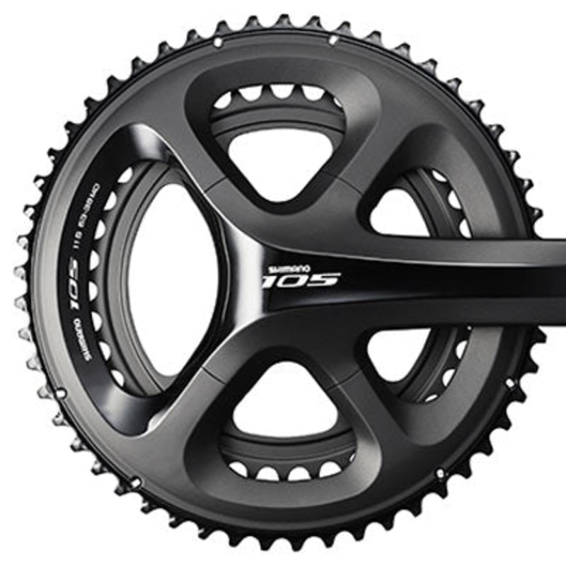 Shim C/Ring,105,52T,Black For Fc-5800,11-Spd Fc-5800 Road Chainrings Shimano Chainrings NA Black