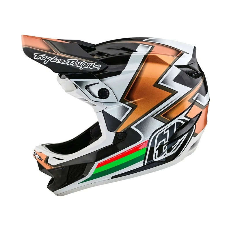 TLD D4 Carbon AS Helmet W/MIPS Ever Black / Gold Ever Black/Gold XS-S
