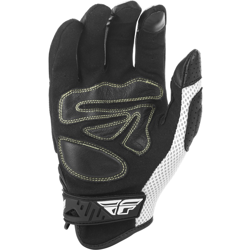 FLY RACING Coolpro Force Gloves Black/White Md