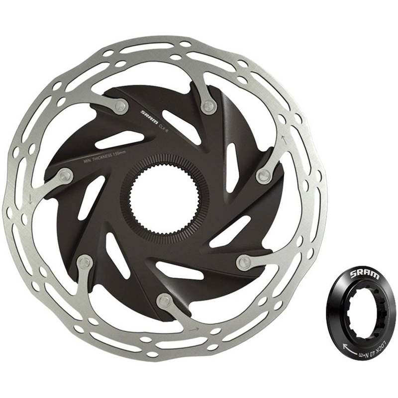 CenterLine XR Center Lock Disc Rotor CenterLine XR Disc Brake Rotor – 140mm, Center Lock, 1.85mm, Includes Internal Tooled Lockring