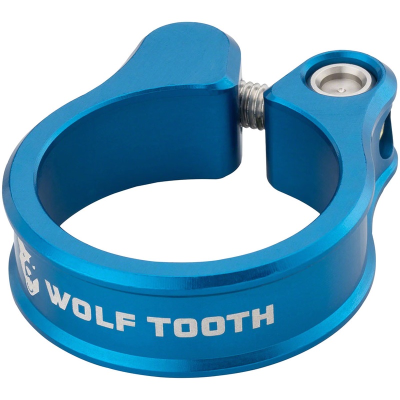 Wolf Tooth Seatpost Clamp 34.9mm Blue